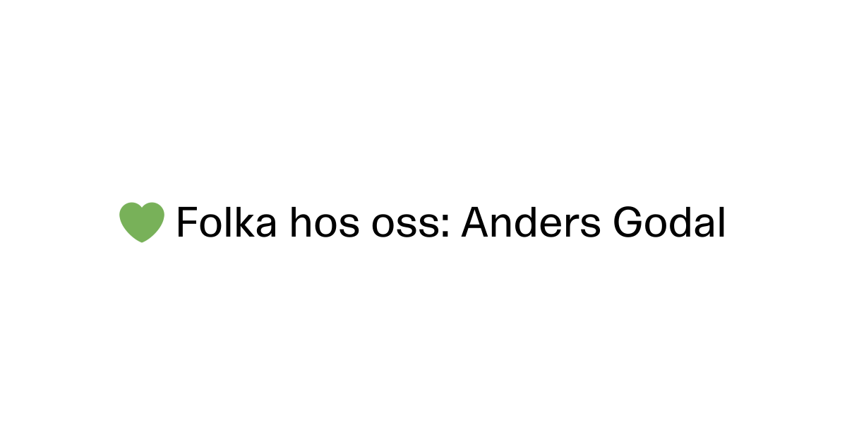 💚 Folka hos oss: Anders Godal | Netlife